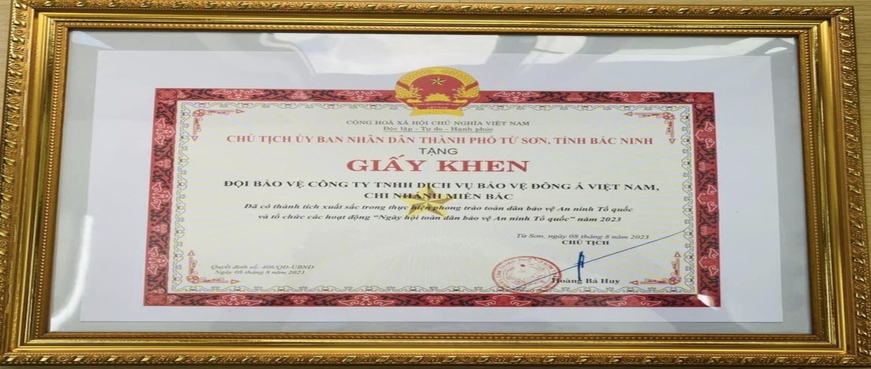 Chứng Nhận Tiêu Chuẩn Quốc Tế ISO & Thành Tích